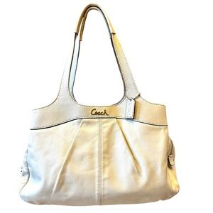 Coach Lexi Shoulder Bag Cream & Gold  A1120-F18829 Satchel Hobo